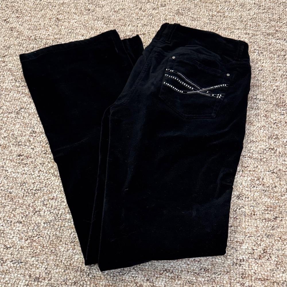 White House Black Market Elegant velvet Boot cut Pants